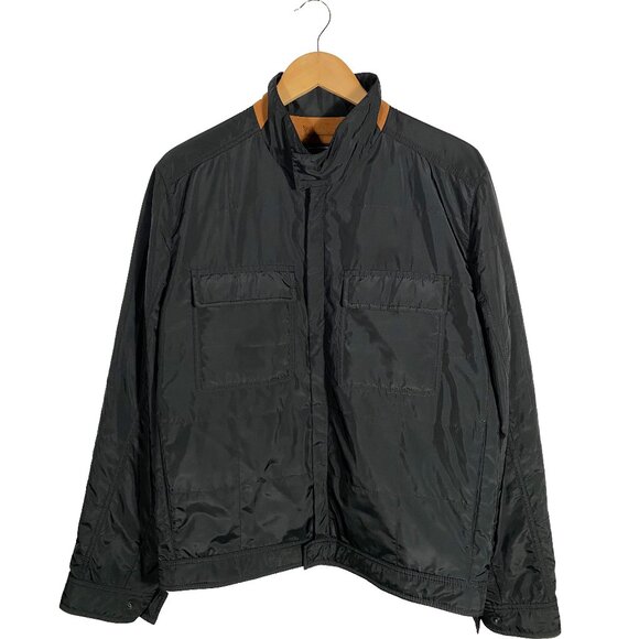 Canali Rain and Wind Tech Black Nylon Jacket - Picture 1 of 12